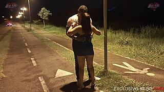 I slapped big dick on married woman on street