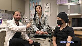 My latina patient gets a pov immigration physical backstage