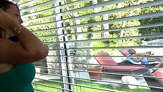 thick white teen explores interracial homemade scene