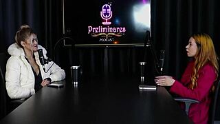 Compilation Of Jhocy In Podcast With Bia Hot On Sheer Red