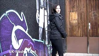 Daring Belinda's Public Flashing!