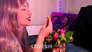 Hot Girl with Perfect Ass Rides Big Rubber Cock - Female Solo