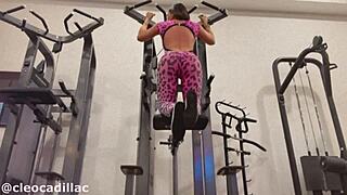 cleo cadillac chased by fan and has sex in grass