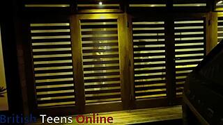 Watch Your Curvy Neighbor Masturbate With Huge Tits!