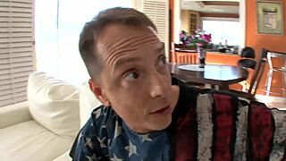 Great Big Saggy Natural Tits On This Housewife Milf Babe