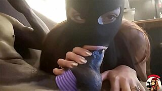 masked latina babe, you getting your ass destroyed by that big dick?