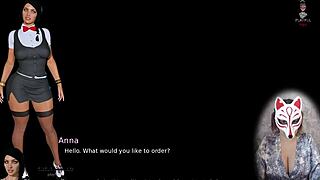 anna shares an exciting moment of affection in episode two.