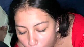 my stepmother in the kitchen teases me before we fuck