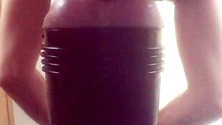 Gazzadomm follando mi juguete fleshlight tan duro 😩