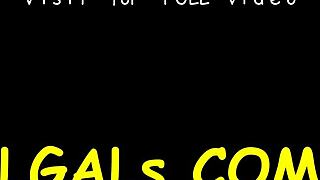 horny lesbians in bunny costumes passionately lick and suck each other's pink juicy pussies during hardcore fucking session.