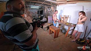 Behind the scenes, my niece Luara Amaral has her first orgasm with Binho Ted 😘