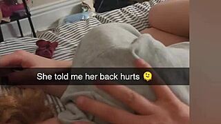 Watch my cheating college girlfriend get fucked on Snapchat to pay the debt - cucked and covered in cum