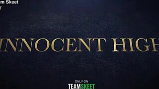 naughty teacher seduces innocent student in classroom