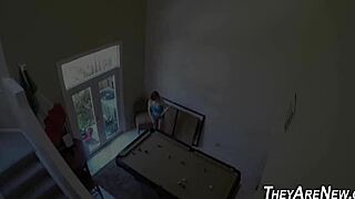 lingerie teen gets spunky facial after hardcore blowjob and big cock action