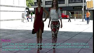 wife and stepmother get their big asses fucked hard in homemade game