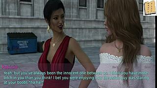 wife and stepmother get their big asses fucked hard in homemade game