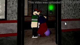 Two FNAF Roblox Sluts Bent Over For Doggystyle Fucking And Cowgirl Riding