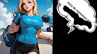 Lost in the jungle, this comic girl gets gangbanged with big cocks