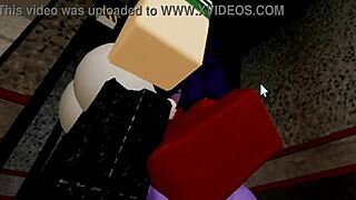 Two FNAF Roblox Sluts Bent Over For Doggystyle Fucking And Cowgirl Riding