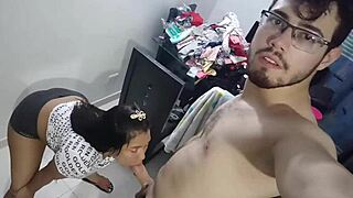 i gave that colombian whore the best job: fucking and sucking my dick