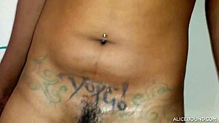 Bratty Sub Shaves Her Hairy Pussy Smooth While Bound And Teased