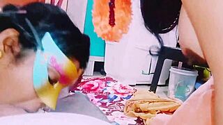 Desi Threesome With Wife, Husband, And Aunt In Hardcore Fucking