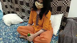 pakistani stepdaughter caught with cucumber then fucked by stepfather 😱