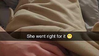 Watch my cheating college girlfriend get fucked on Snapchat to pay the debt - cucked and covered in cum