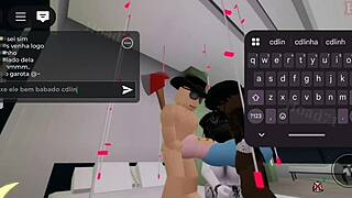 G�tica Peituda Fez Um Sexo A Tr�s Na Casa Dos Pa�s - Brookhaven