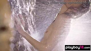 ukrainian beauty vi shy strips and introduces her wet pussy casually