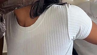 look how he devoured this huge meat dildo with amateur couple nysdel