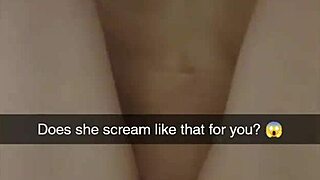 Watch my cheating college girlfriend get fucked on Snapchat to pay the debt - cucked and covered in cum