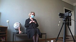 Recording anal penetration in anatomy class