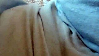 She touches herself in pajamas