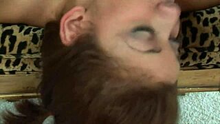 i'm fucking this brunette slut's tight pussy hard