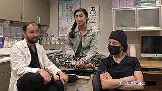 I am jasmine rose in the remote interrogation center with dr tampa, getting humiliated with dildos and handcuffs.