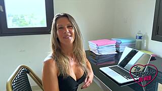 Milena, that sexy milf, really loves big cocks.