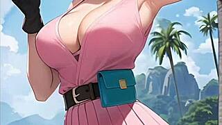 European solo performance by Bulma character