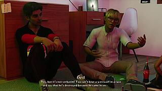 Pogumne avanture v Being A Dik poti z blond trojko