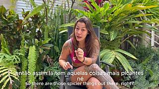 Brazilian Damiana's Slutty Adventures Through Europe Begin in Episode 1