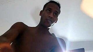 matos playing hide and seek with his big black cock