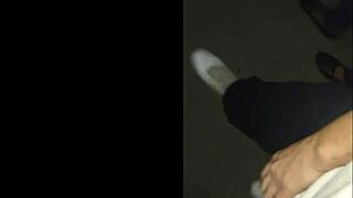 mature street whore teases with big ass and tits in public