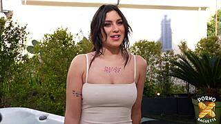 laury chaude shares a cock with her friend in a naughty threesome