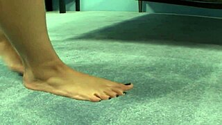 Beautiful Feet Brunette Milf Gets Anal Fingered And Fucked With Big Cock In Lingerie