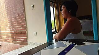 I escaped with my step-nephew and sucked him deeply.