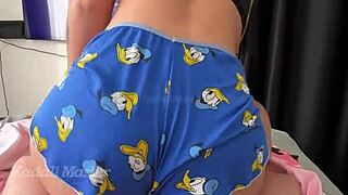 Young Slut Dances and Rides Big Cock!