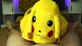 Pikachu Devours Sperm