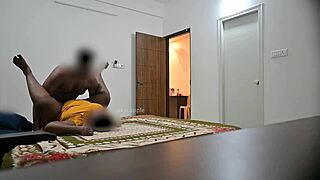 Maid Gets Blowjob And Hard Fuck While Cleaning.