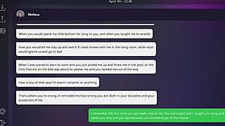 Melissa plays dirty texts ending