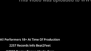 giggles struts her feet in heels, showing off close up 😍